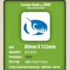 Koszulki na karty Swan Panasia 7 Cudów Świata plansze 110x250 mm thick (grube) 20 sztuk