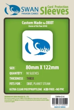 Koszulki na karty Swan Panasia Dixit 80x122 mm thick (grube) 90 sztuk