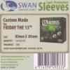 Koszulki na karty Swan Panasia 85x85 mm thin (cienkie) 130 sztuk