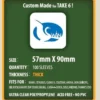 Koszulki na karty Swan Panasia 57x90 mm thick (grube) 100 sztuk