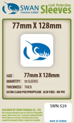 Koszulki na karty Swan Panasia 77x128 mm thick (grube) 50 sztuk
