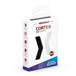 Koszulki na karty Ultimate Guard: Cortex Japanese Size 60x86 mm - czarne (60 sztuk)