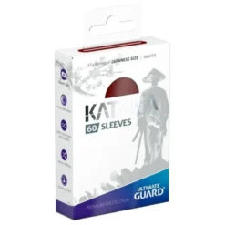 Koszulki na karty Ultimate Guard: Katana Japanese Size 60x86 mm - czerwone (60 sztuk)