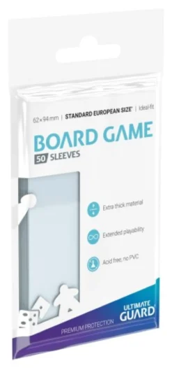 Koszulki na karty Ultimate Guard: Ideal-Fit Standard European 59x92 mm (50 sztuk)