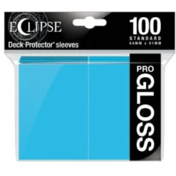 Koszulki na karty Ultra-Pro Pro-Gloss Eclipse Sky Blue 66x91 mm 100 sztuk (błękitne)