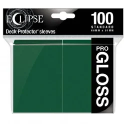 Koszulki na karty Ultra-Pro Pro-Gloss Eclipse Forest Green 66x91 mm 100 sztuk (ciemnozielone)