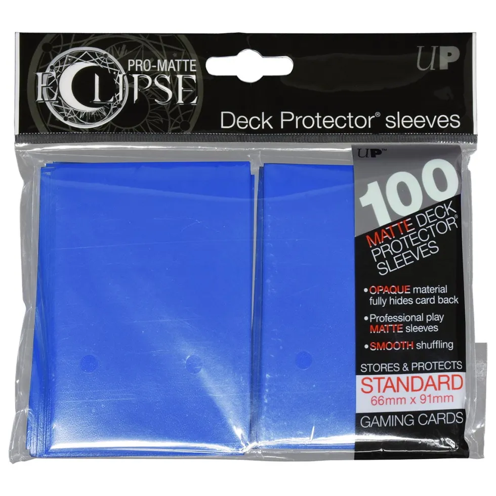 Koszulki na karty Ultra-Pro Pro-Matte Eclipse Pacific Blue 66x91 mm 100 sztuk (niebieskie)