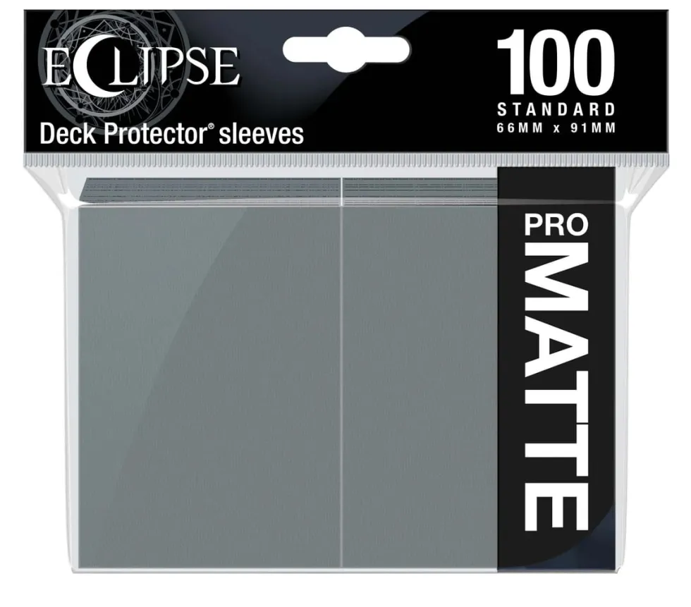Koszulki na karty Ultra-Pro Pro-Matte Eclipse Smoke Grey 66x91 mm 100 sztuk (szare)