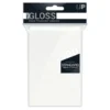 Koszulki na karty Ultra-Pro Pro-Gloss 66x91 mm 100 sztuk - Białe