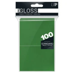 Koszulki na karty Ultra-Pro Pro-Gloss 66x91 mm 100 sztuk - Zielone