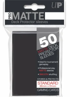 Koszulki na karty Ultra-Pro Pro-Matte Standard 66x91 mm 50 sztuk - czarne