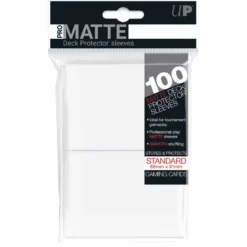 Koszulki na karty Ultra-Pro Pro-Matte Standard 66x91 mm 100 sztuk - białe