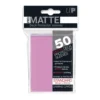 Koszulki na karty Ultra-Pro Pro-Matte Standard 66x91 mm 50 sztuk - różowy