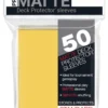 Koszulki na karty Ultra-Pro Pro-Matte Standard 66x91 mm 50 sztuk - żółty