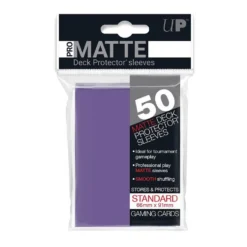 Koszulki na karty Ultra-Pro Pro-Matte Standard 66x91 mm 50 sztuk - fioletowy