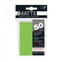 Koszulki na karty Ultra-Pro Pro-Matte Standard 66x91 mm 50 sztuk - lime / jasnozielony