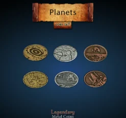 Legendary Metal Coins - Planets