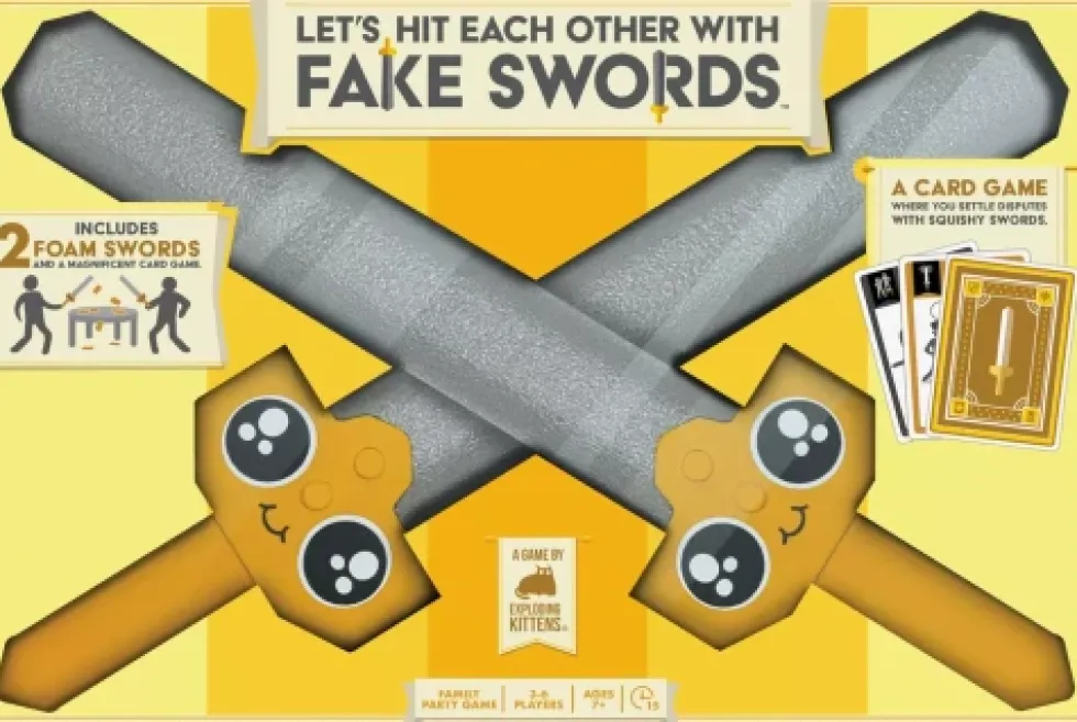 Let's Hit Each Other with Fake Swords