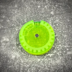 Licznik / dial do gier 1-15 - fluo zielony