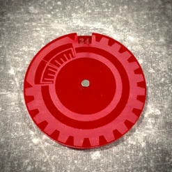 Licznik / dial do gier 1-24 - lity czerwony