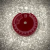 Licznik / dial do gier 0-9 - przeźroczysty czerwony