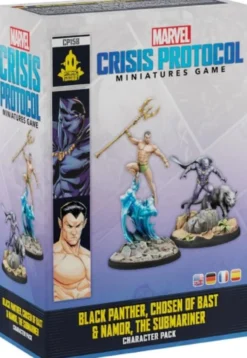 Marvel: Crisis Protocol - Black Panther, Chosen of Bast & Namor, the Submariner - Character Pack