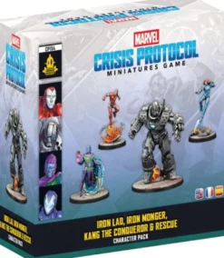 Marvel: Crisis Protocol - Iron Lad, Iron Monger, Kang the Conqueror & Rescue