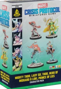 Marvel: Crisis Protocol - Mighty Thor, Lady Sif, Thor, Hero of Midgard & Loki, Prince of Lies