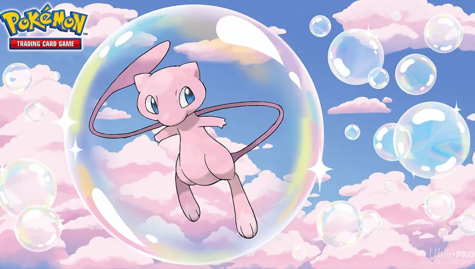 Mata do gry Ultra Pro: Pokémon - Foil Playmat - Mew Mythical