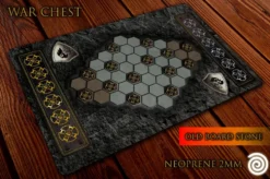Mata do gry War Chest - stary kamienny stół