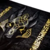 Mata gumowa Premium: Anubis 61x35 cm ze złotym wykończeniem