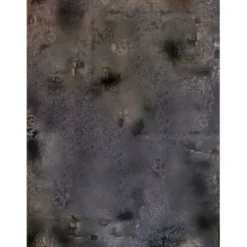 Mata lateksowa dwustronna: Zrujnowane miasto 44"x60"