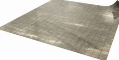 Mata suchościeralna: 50x50 cm siatka kwadratowa - Wytarty Papirus