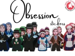 Meeple Stickers: zestaw naklejek do Obsession