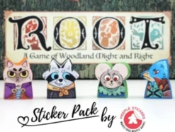 Meeple Stickers: zestaw naklejek do Root