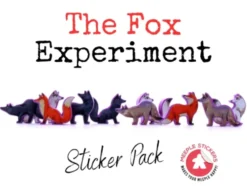 Meeple Stickers: zestaw naklejek do The Fox Experiment