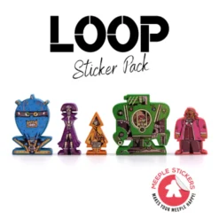 Meeple Stickers: zestaw naklejek do Pętla