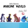 Meeple Stickers: zestaw naklejek do Ark Nova: Wodny Świat
