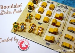 Meeple Stickers: zestaw naklejek do Boonlake