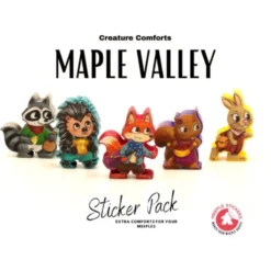 Meeple Stickers: zestaw naklejek do Klonowa Dolina