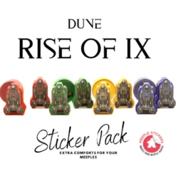 Meeple Stickers: zestaw naklejek do Diuna Imperium - Potęga Ix