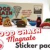 Meeple Stickers: zestaw naklejek do Food Chain Magnate