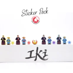 Meeple Stickers: zestaw naklejek do Iki