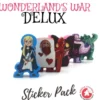 Meeple Stickers: zestaw naklejek do Wonderland's War (edycja Deluxe Kickstarter)