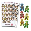 Meeple Stickers: zestaw naklejek do Zaginiona Wyspa Arnak + dodatek