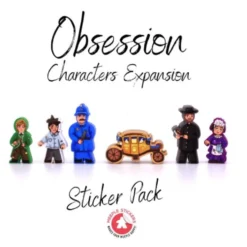 Meeple Stickers: zestaw naklejek do Obsesje - Postacie