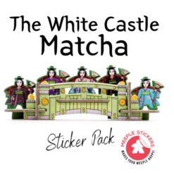 Meeple Stickers: zestaw naklejek do Biały Zamek - Matcha