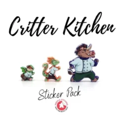 Meeple Stickers: zestaw naklejek do Zwierzęce rewolucje z dodatkiem À La Cart