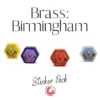 Meeple Stickers: zestaw naklejek do Brass: Birmingham