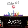 Meeple Stickers: zestaw naklejek do Arcs: The Blighted Reach Expansion